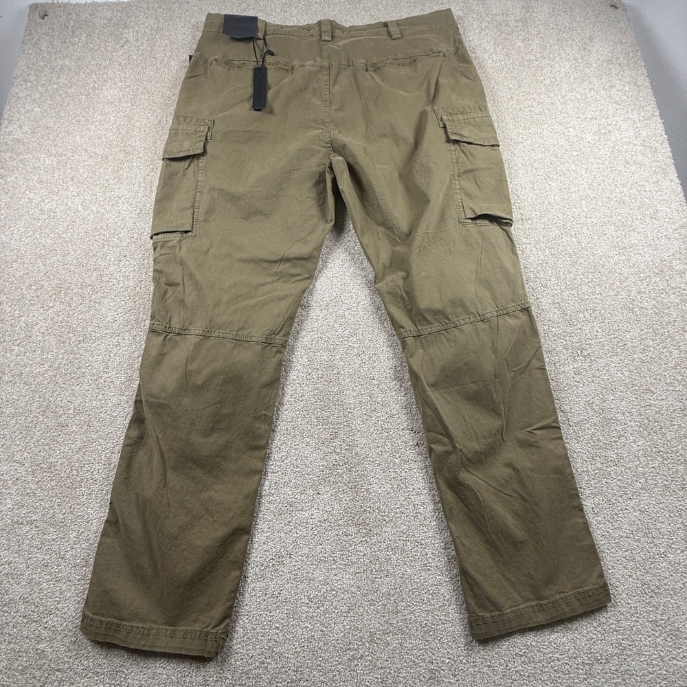 Nick Danger Mens Cargo Pants‎ Tan Olive Green 36x30 NDPT106002 New With Tags - Picture 3 of 8
